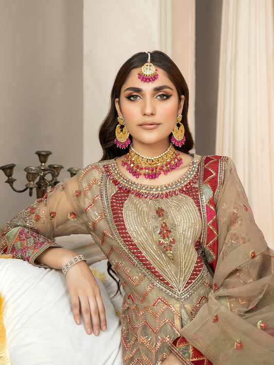 SJ-3019 SAPOTA | Luxury Semi Formal