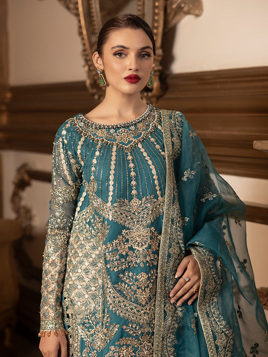 SJ 26070 Teal Zink Elegance