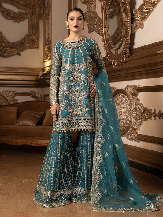 SJ 26070 Teal Zink Elegance