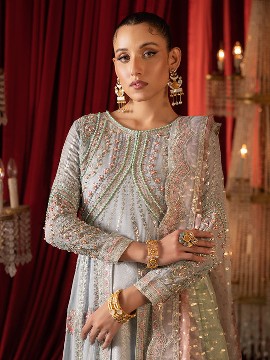 SJ-26051 B COLOR ICE BLUE GOWN STYLE