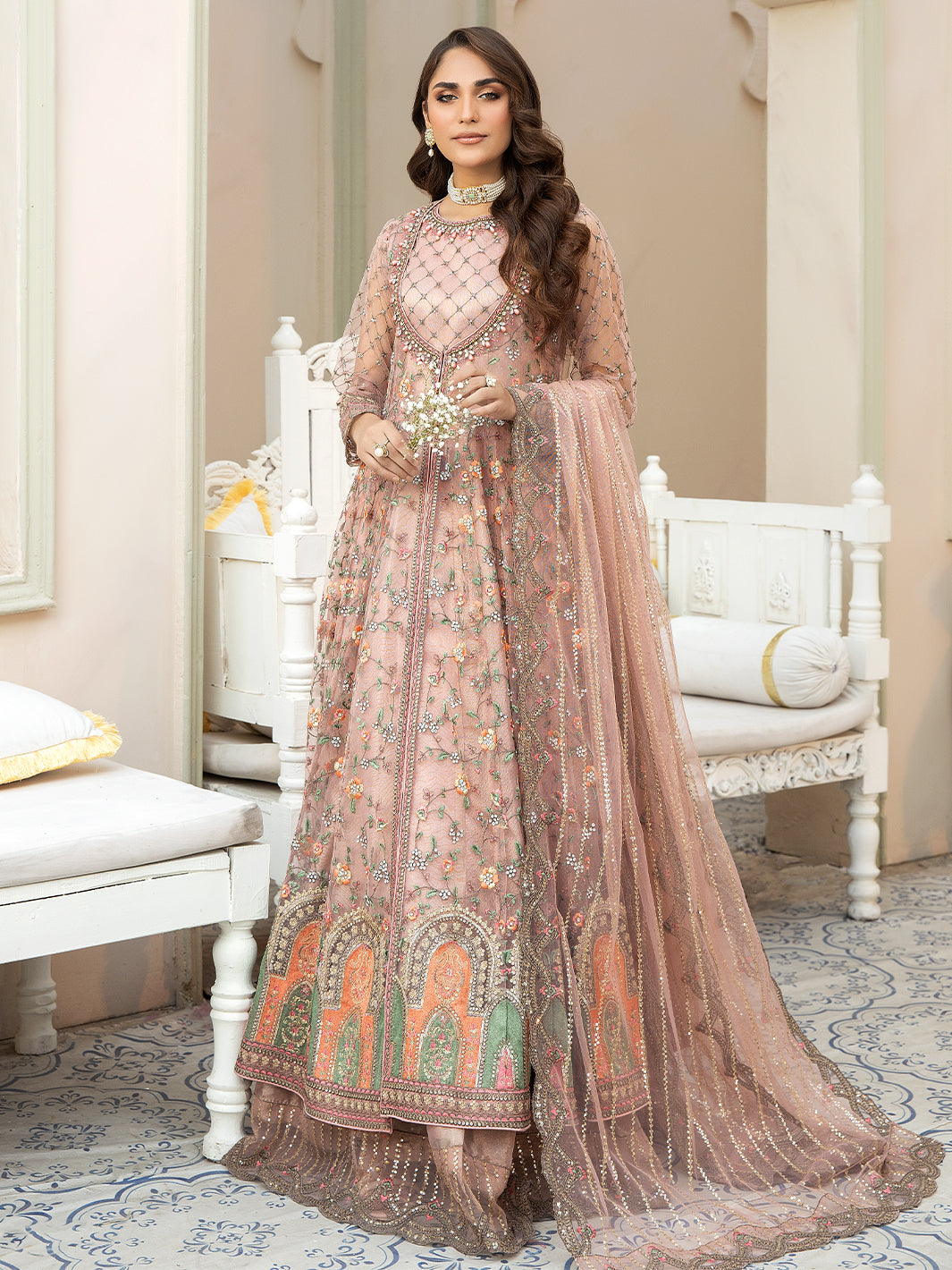 SJ-3024 PINK | Luxury Semi Formal