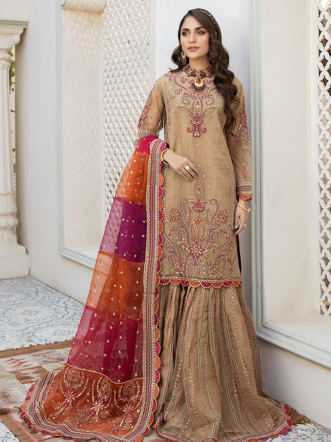 SJ-3020 SKIN  | Luxury Semi Formal