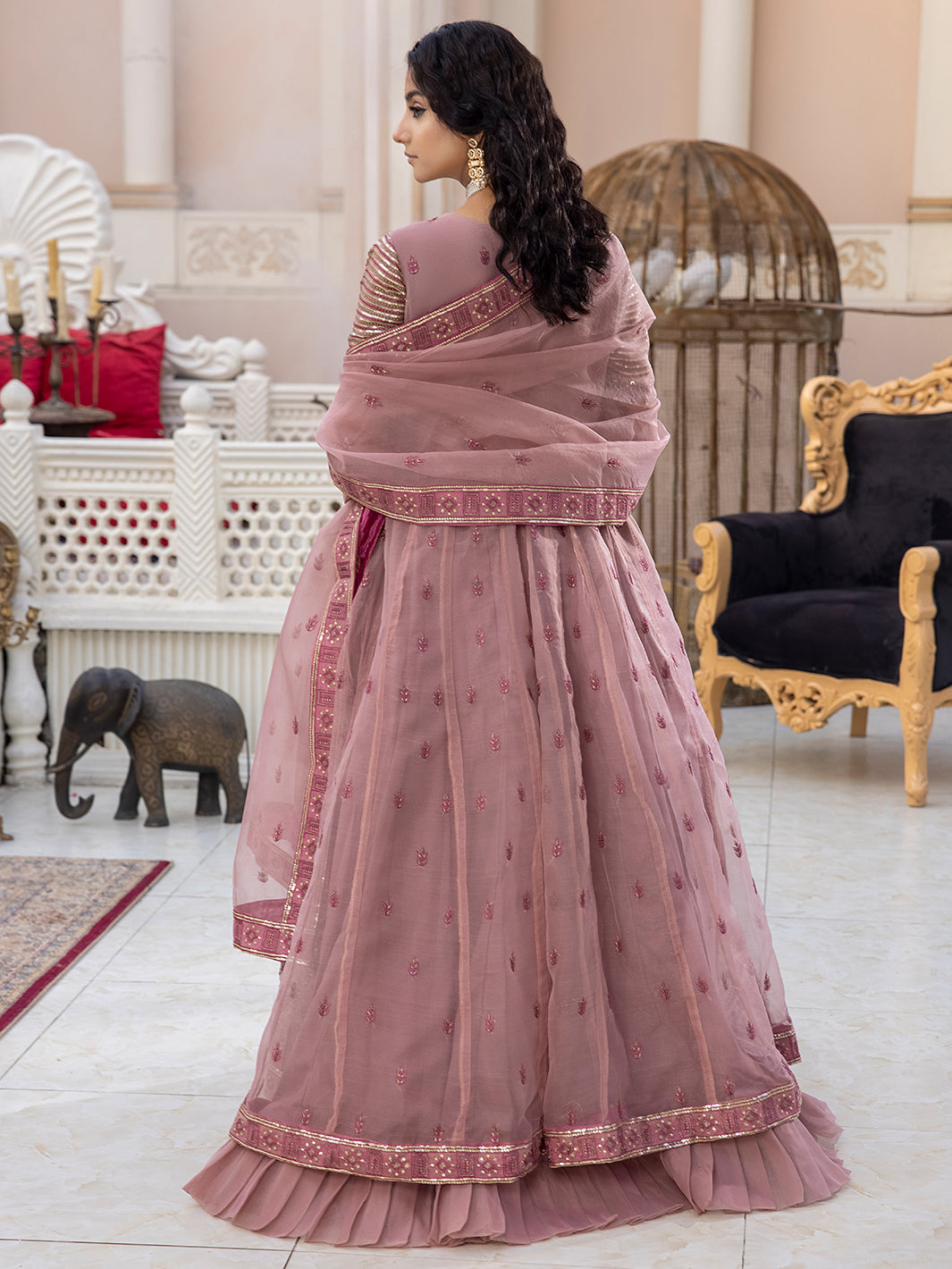 SJ-23024 PERIWINKLE MAUVE | Luxury Semi Formal ShahJahan Official SJ-23024 PERIWINKLE MAUVE | Luxury Semi Formal ShahJahan Official