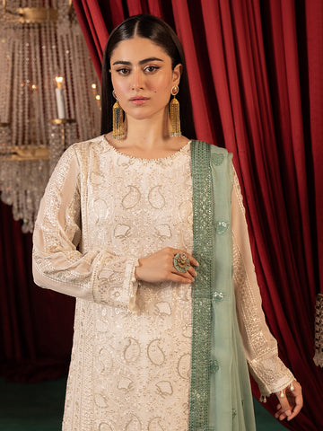 SJ-26064 A COLOR WHITE SHARARA