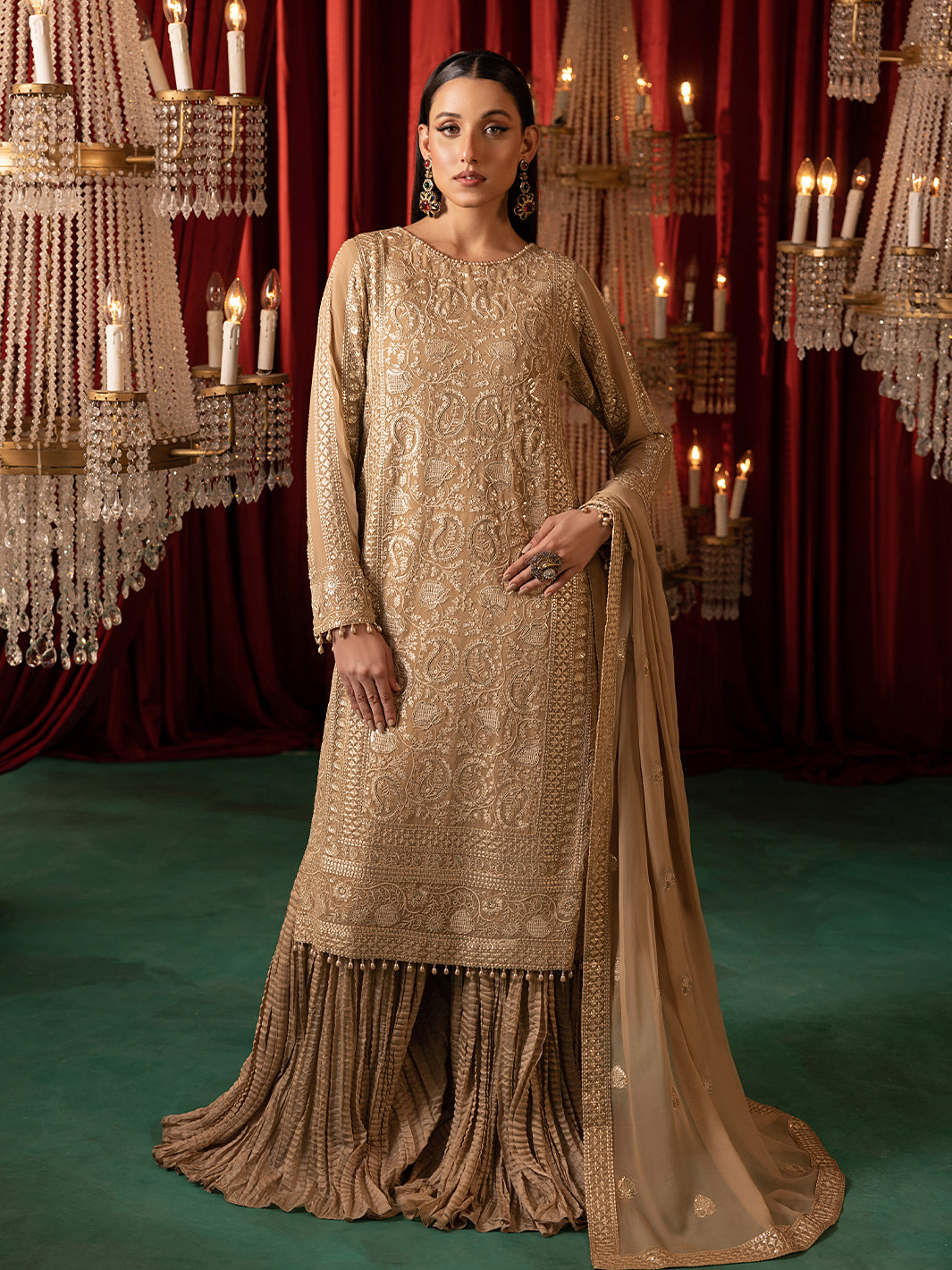 SJ-26064 B COLOR SKIN SHARARA